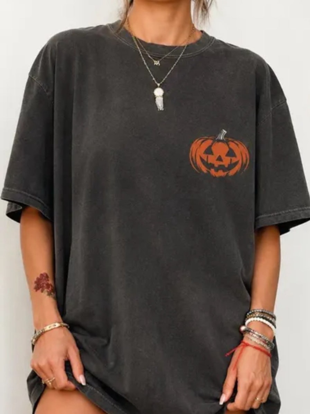 Comfort Colors Pepper Halloween 1978 Pumpkin Graphic Tee - Picture 2 of 5